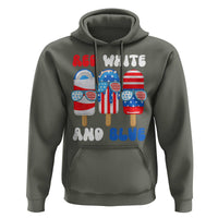 Red White Blue Popsicle 4th of July Hoodie Patriotic USA Flag - Wonder Print Shop