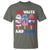 Red White Blue Popsicle 4th of July T Shirt Patriotic USA Flag - Wonder Print Shop