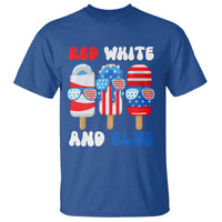 Red White Blue Popsicle 4th of July T Shirt Patriotic USA Flag - Wonder Print Shop