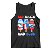 Red White Blue Popsicle 4th of July Tank Top Patriotic USA Flag - Wonder Print Shop