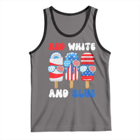 Red White Blue Popsicle 4th of July Tank Top Patriotic USA Flag - Wonder Print Shop
