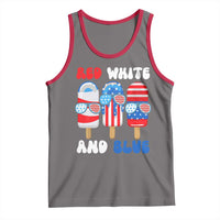 Red White Blue Popsicle 4th of July Tank Top Patriotic USA Flag - Wonder Print Shop