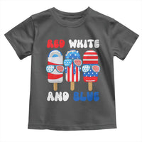 Red White Blue Popsicle 4th of July Toddler T Shirt Patriotic USA Flag - Wonder Print Shop