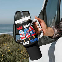 Red White Blue Popsicle 4th of July Tumbler With Handle Patriotic USA Flag - Wonder Print Shop