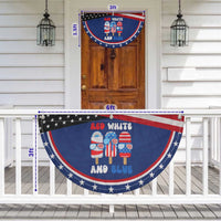 Red White Blue Popsicle 4th of July Patriotic Fan Flag USA Flag