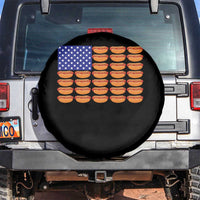 Hot Dog American Flag Spare Tire Cover Funny 4th Of July Patriotic Summer BBQ - Wonder Print Shop