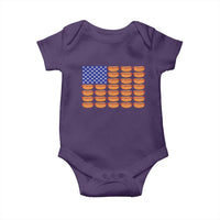 Hot Dog American Flag Baby Onesie Funny 4th Of July Patriotic Summer BBQ - Wonder Print Shop