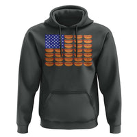 Hot Dog American Flag Hoodie Funny 4th Of July Patriotic Summer BBQ - Wonder Print Shop