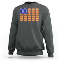 Hot Dog American Flag Sweatshirt Funny 4th Of July Patriotic Summer BBQ - Wonder Print Shop