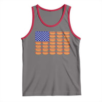 Hot Dog American Flag Tank Top Funny 4th Of July Patriotic Summer BBQ - Wonder Print Shop