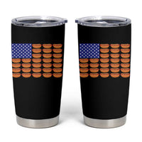Hot Dog American Flag Tumbler Cup Funny 4th Of July Patriotic Summer BBQ - Wonder Print Shop