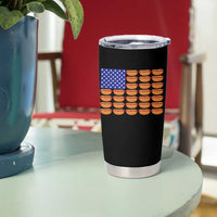 Hot Dog American Flag Tumbler Cup Funny 4th Of July Patriotic Summer BBQ - Wonder Print Shop