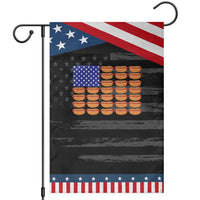 Hot Dog American Flag Garden Flag Funny 4th Of July Patriotic Summer BBQ