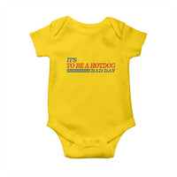 It's A Bad Day To Be A HotDog Baby Onesie Funny 4th Of July Patriotic Summer BBQ - Wonder Print Shop