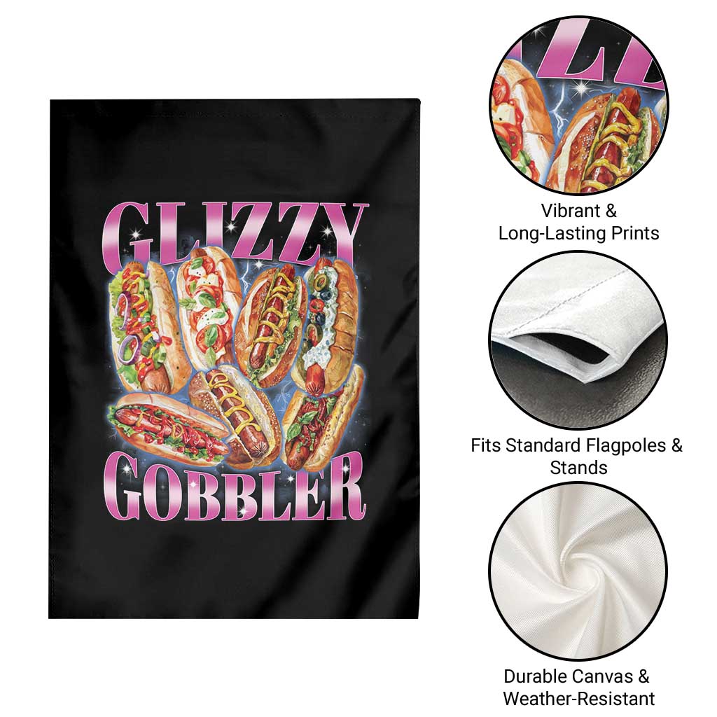Glizzy Gobbler Hot Dog Meme Garden Flag Meme Hilarious Hotdog Glizzy Lovers - Wonder Print Shop