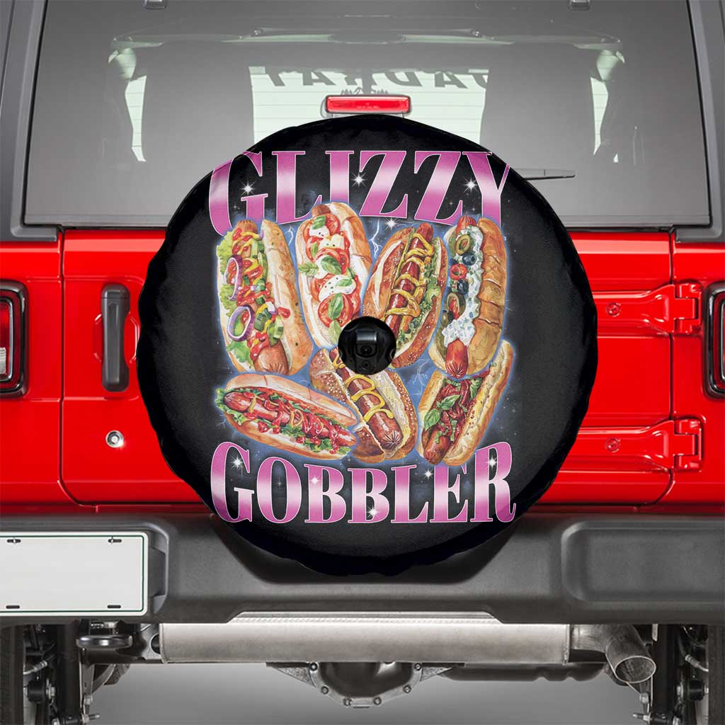 Glizzy Gobbler Hot Dog Meme Spare Tire Cover Meme Hilarious Hotdog Glizzy Lovers - Wonder Print Shop
