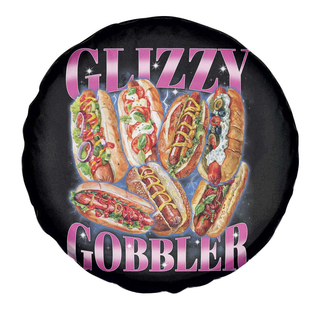 Glizzy Gobbler Hot Dog Meme Spare Tire Cover Meme Hilarious Hotdog Glizzy Lovers - Wonder Print Shop