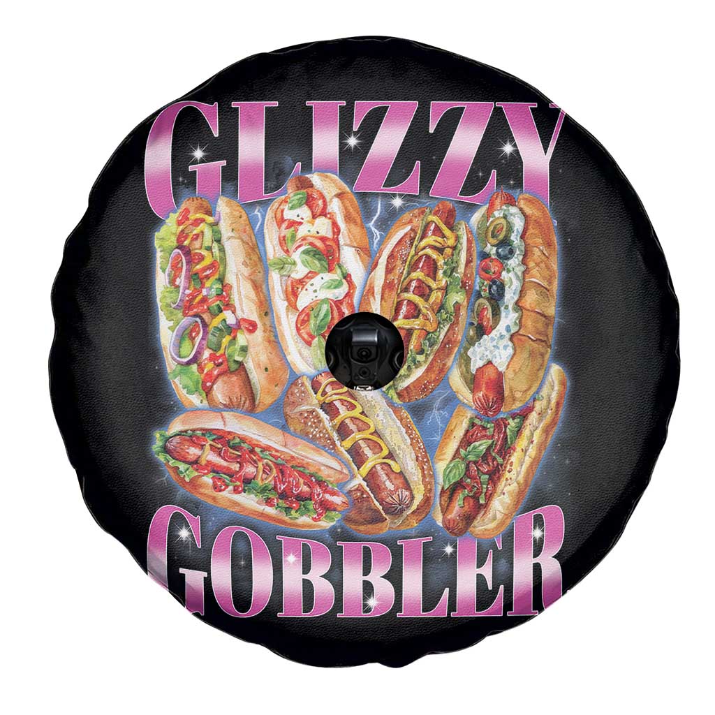 Glizzy Gobbler Hot Dog Meme Spare Tire Cover Meme Hilarious Hotdog Glizzy Lovers - Wonder Print Shop