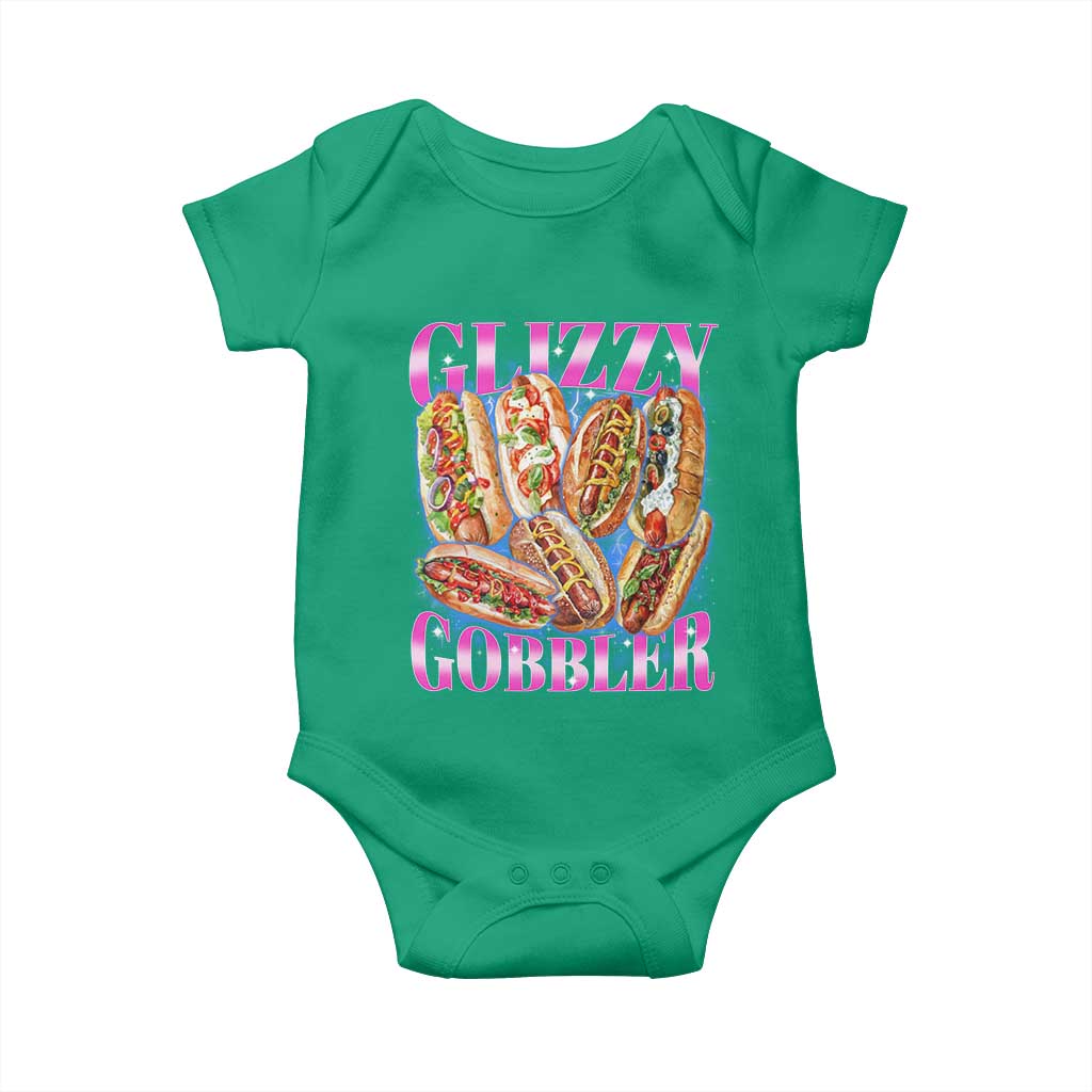 Glizzy Gobbler Hot Dog Meme Baby Onesie Meme Hilarious Hotdog Glizzy Lovers - Wonder Print Shop