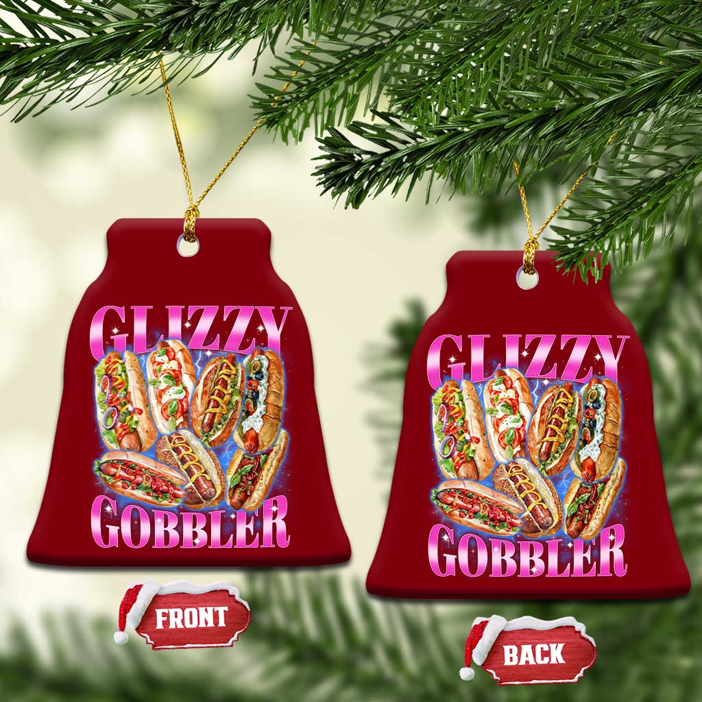 Glizzy Gobbler Hot Dog Meme Ceramic Ornament Meme Hilarious Hotdog Glizzy Lovers - Wonder Print Shop