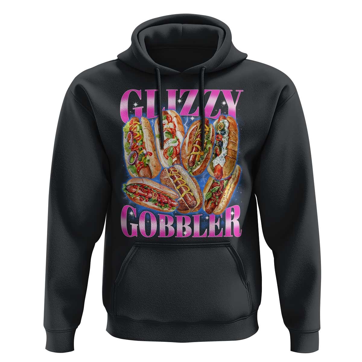 Glizzy Gobbler Hot Dog Meme Hoodie Meme Hilarious Hotdog Glizzy Lovers - Wonder Print Shop