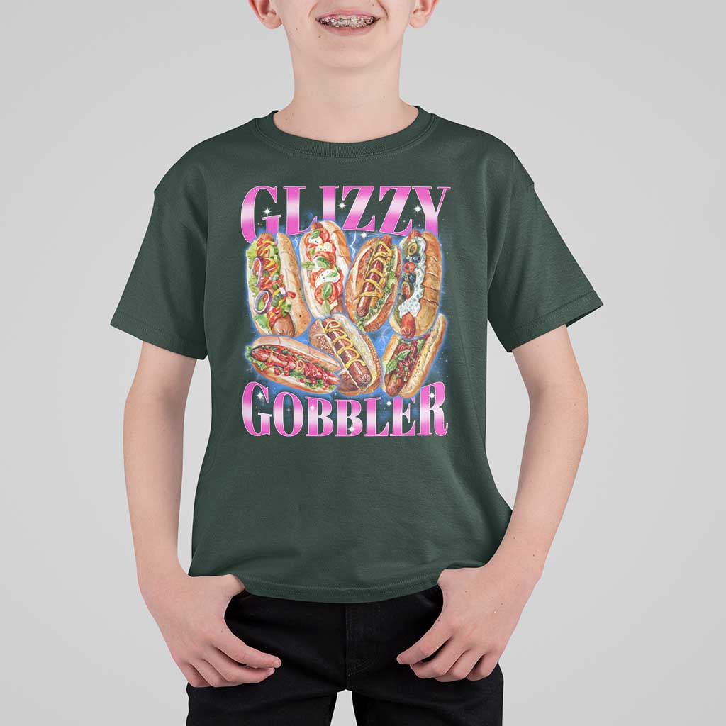 Glizzy Gobbler Hot Dog Meme T Shirt For Kid Meme Hilarious Hotdog Glizzy Lovers - Wonder Print Shop