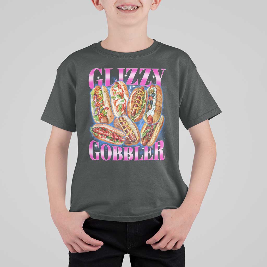 Glizzy Gobbler Hot Dog Meme T Shirt For Kid Meme Hilarious Hotdog Glizzy Lovers - Wonder Print Shop