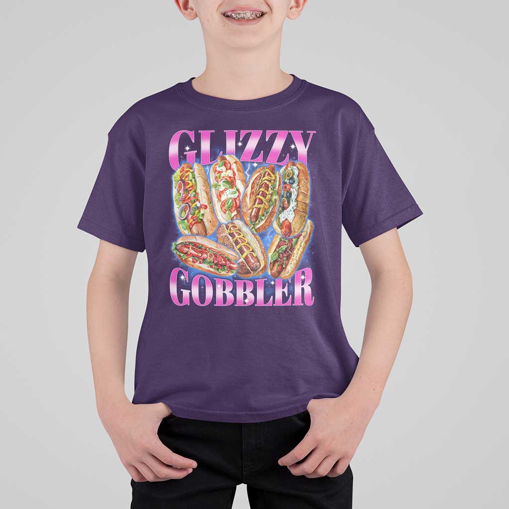 Glizzy Gobbler Hot Dog Meme T Shirt For Kid Meme Hilarious Hotdog Glizzy Lovers - Wonder Print Shop