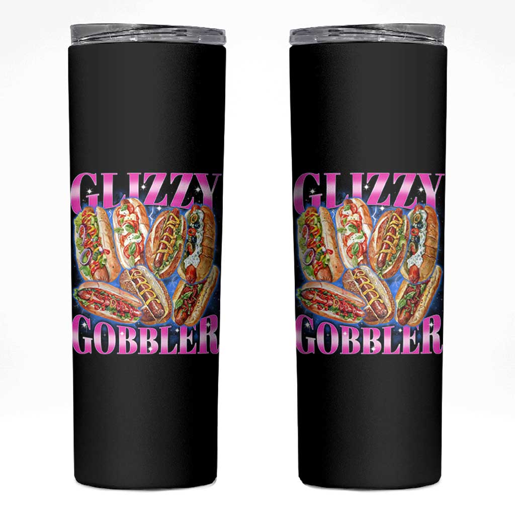 Glizzy Gobbler Hot Dog Meme Skinny Tumbler Meme Hilarious Hotdog Glizzy Lovers - Wonder Print Shop