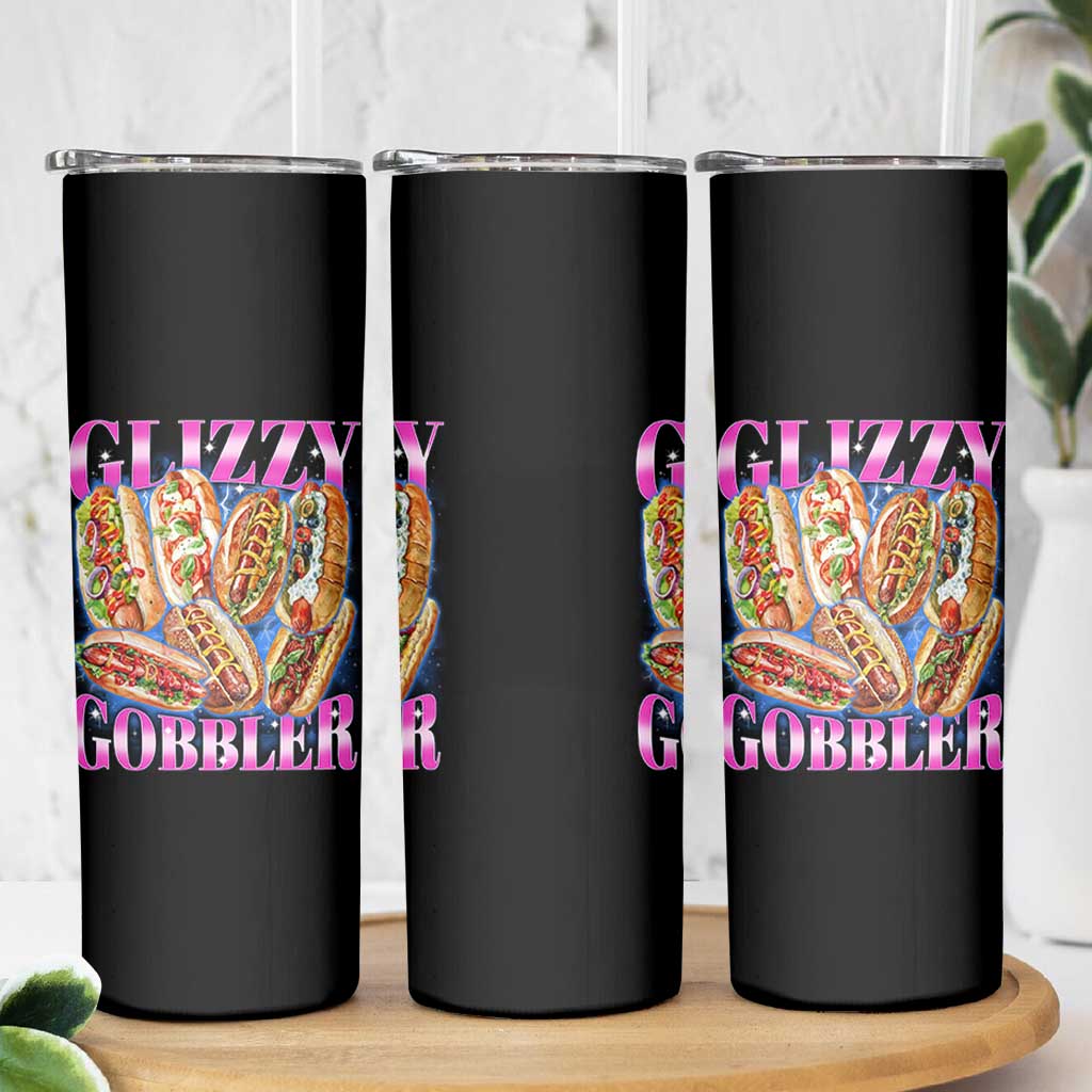 Glizzy Gobbler Hot Dog Meme Skinny Tumbler Meme Hilarious Hotdog Glizzy Lovers - Wonder Print Shop