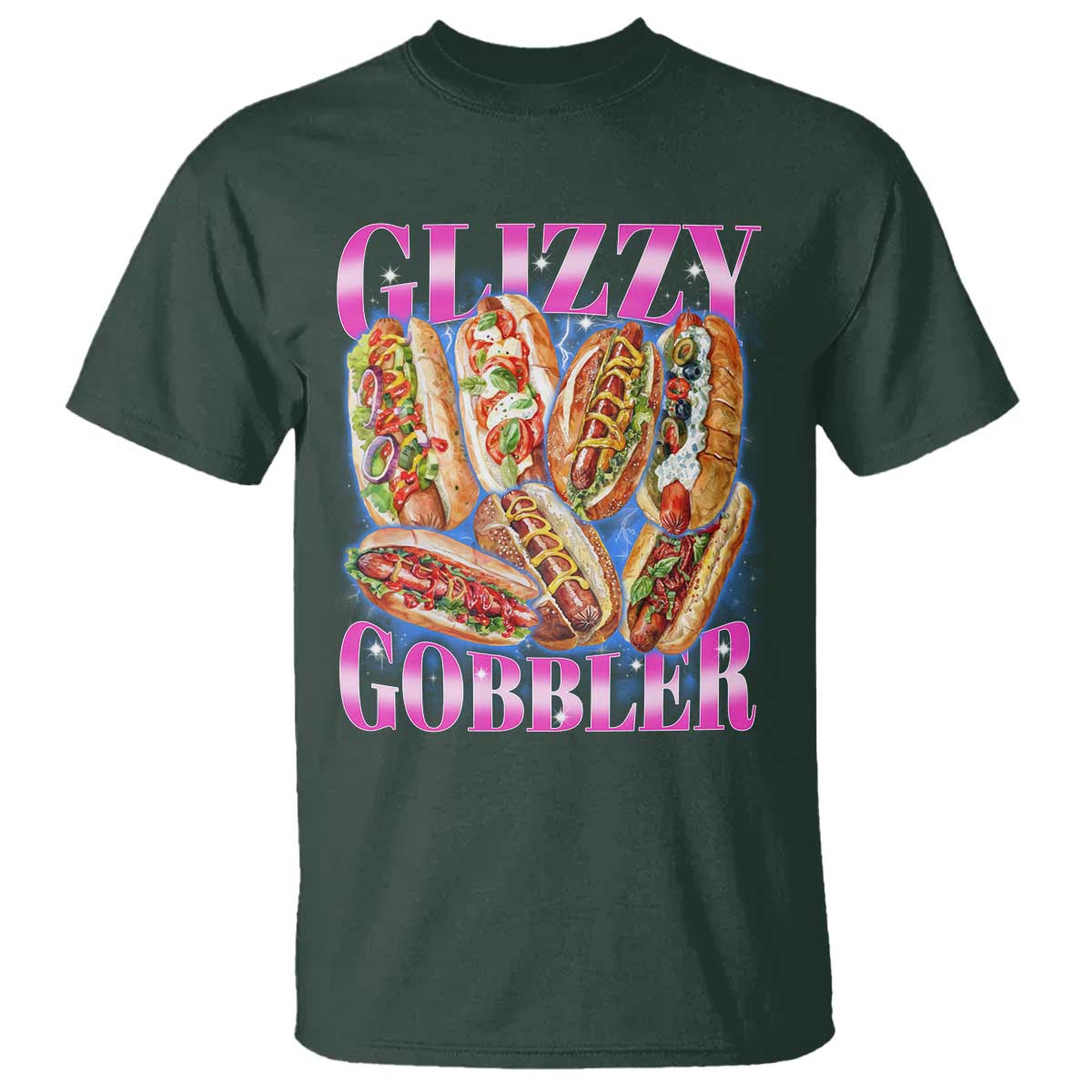 Glizzy Gobbler Hot Dog Meme T Shirt Meme Hilarious Hotdog Glizzy Lovers - Wonder Print Shop