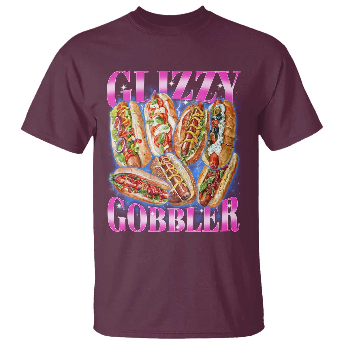 Glizzy Gobbler Hot Dog Meme T Shirt Meme Hilarious Hotdog Glizzy Lovers - Wonder Print Shop