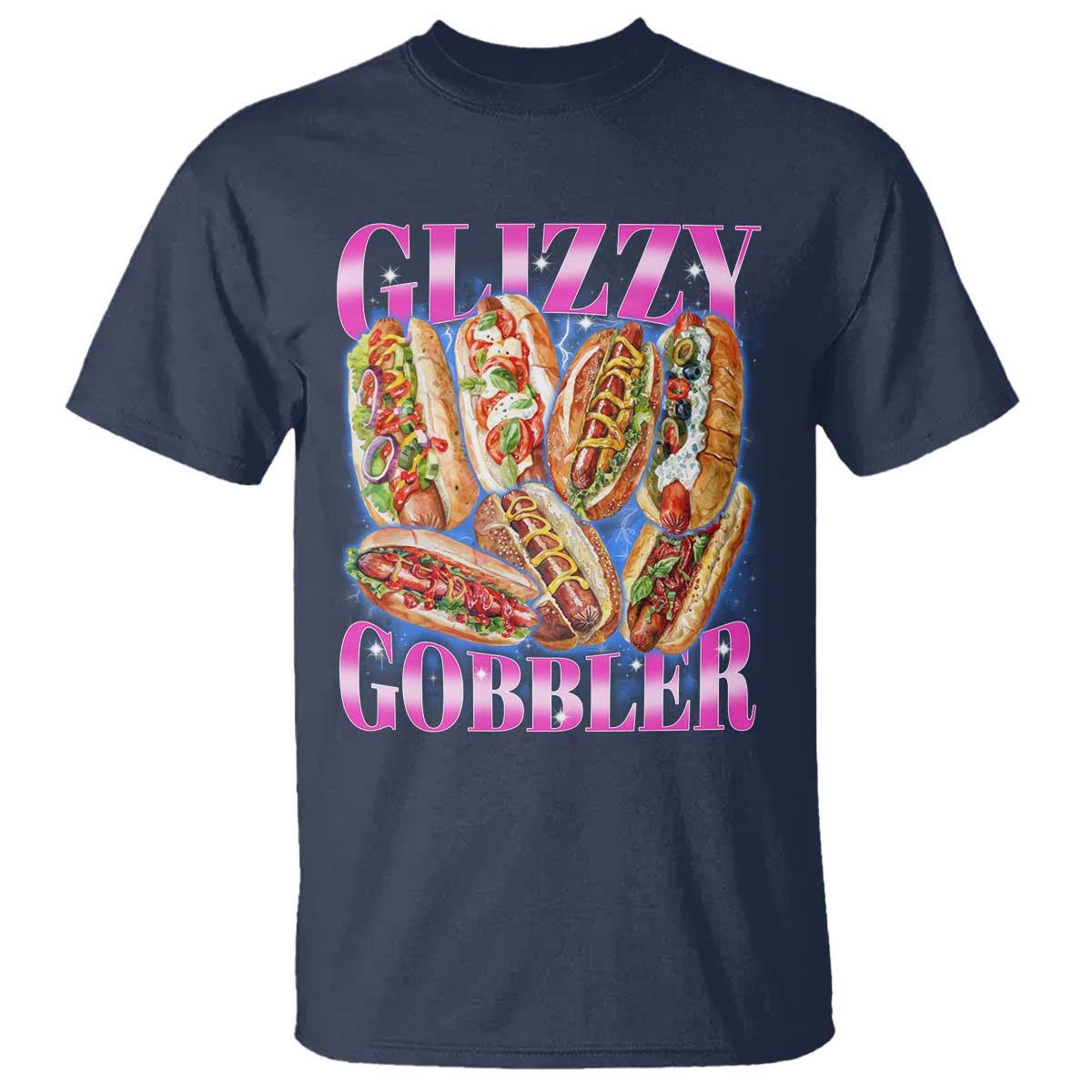 Glizzy Gobbler Hot Dog Meme T Shirt Meme Hilarious Hotdog Glizzy Lovers - Wonder Print Shop