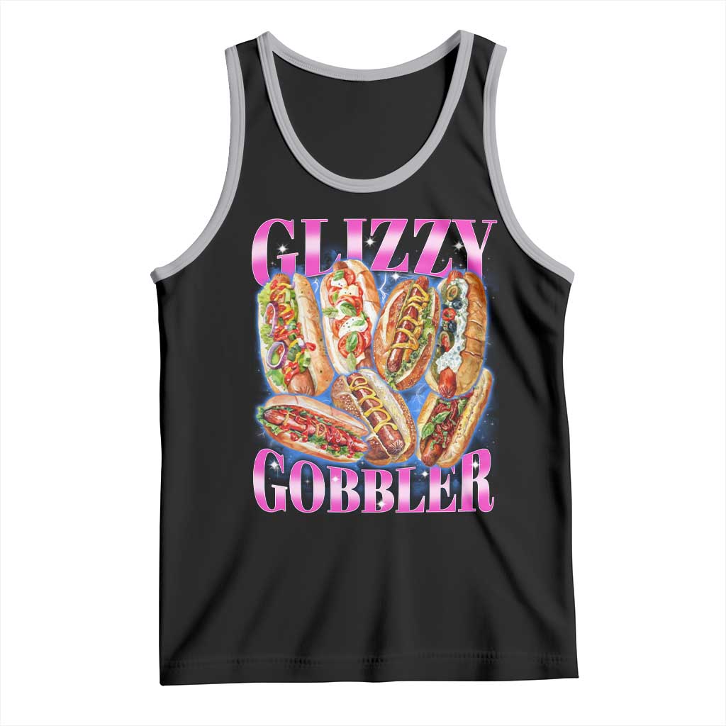 Glizzy Gobbler Hot Dog Meme Tank Top Meme Hilarious Hotdog Glizzy Lovers - Wonder Print Shop