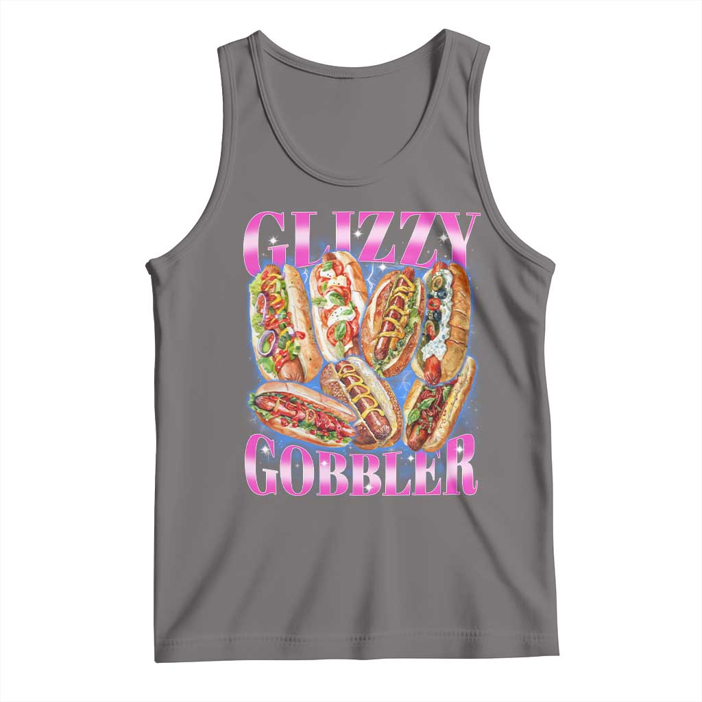Glizzy Gobbler Hot Dog Meme Tank Top Meme Hilarious Hotdog Glizzy Lovers - Wonder Print Shop
