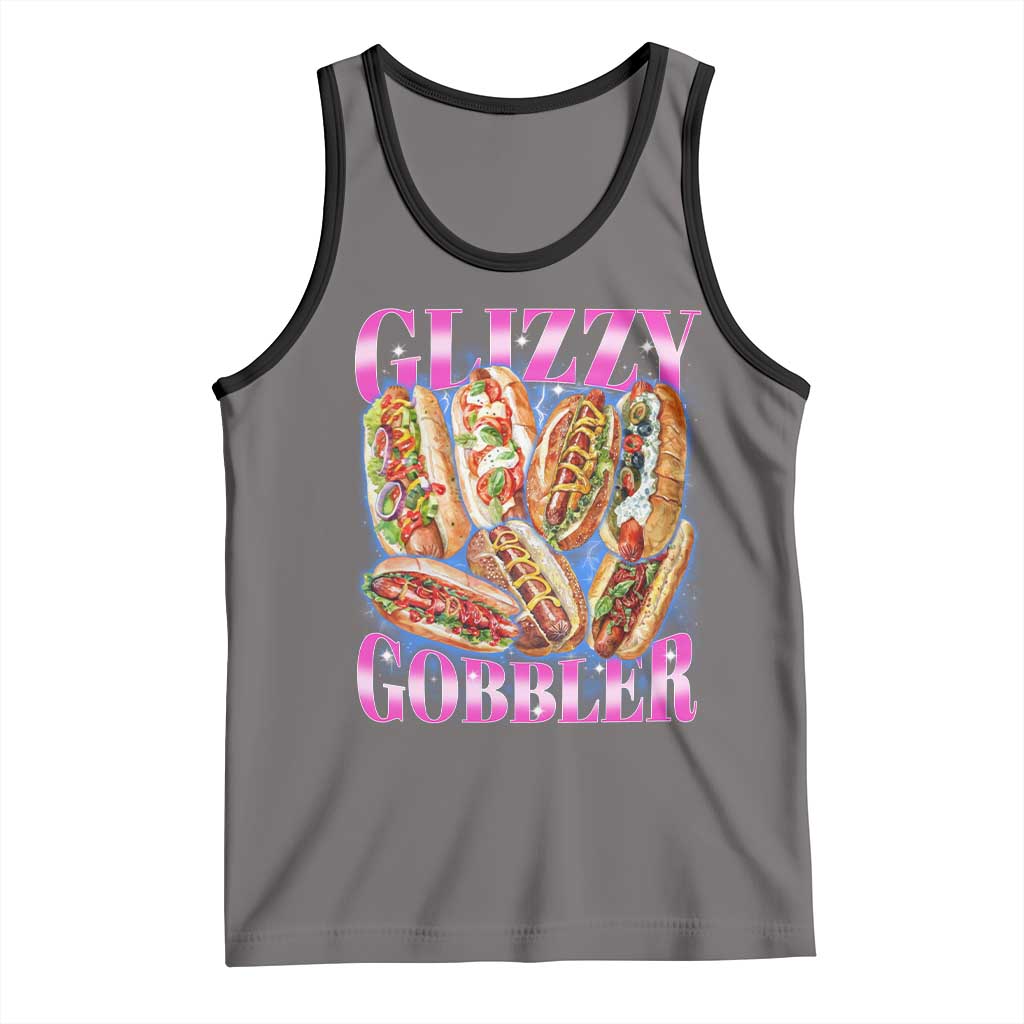Glizzy Gobbler Hot Dog Meme Tank Top Meme Hilarious Hotdog Glizzy Lovers - Wonder Print Shop