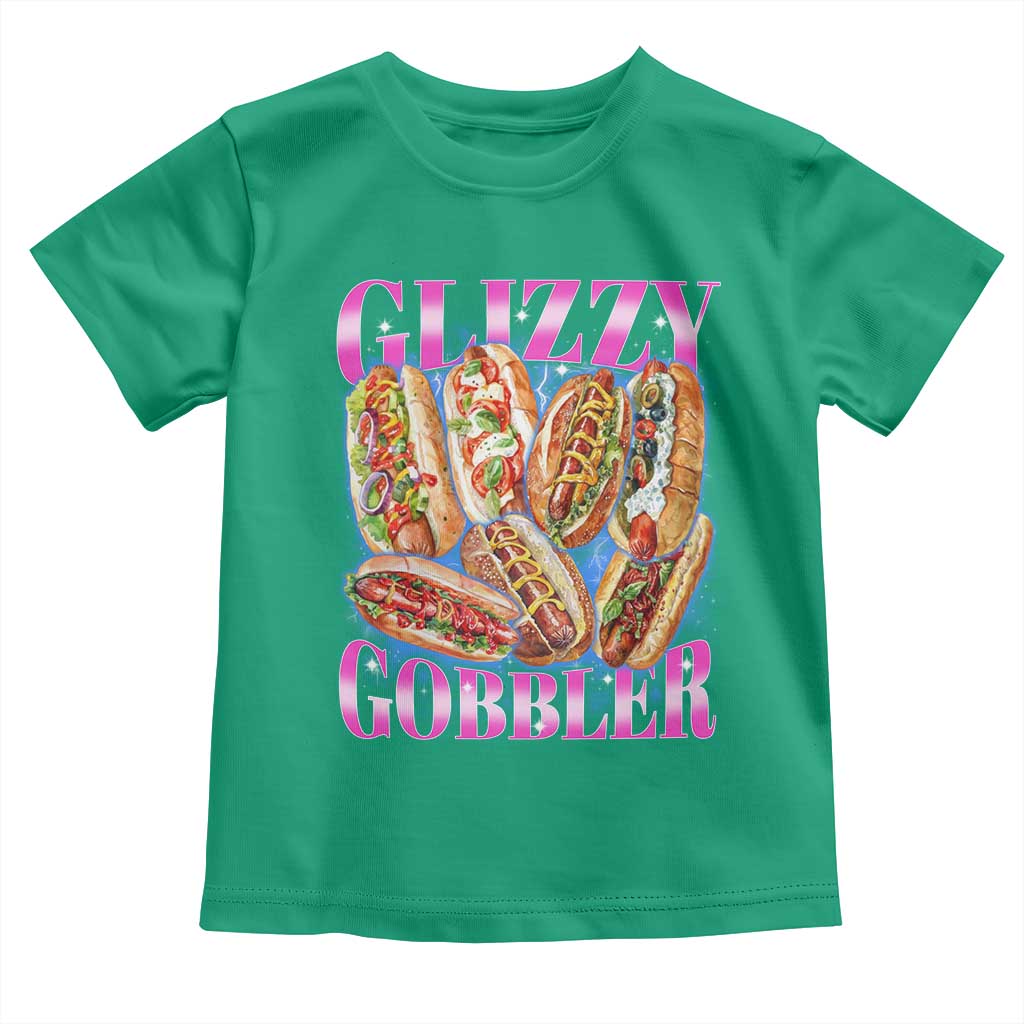 Glizzy Gobbler Hot Dog Meme Toddler T Shirt Meme Hilarious Hotdog Glizzy Lovers - Wonder Print Shop