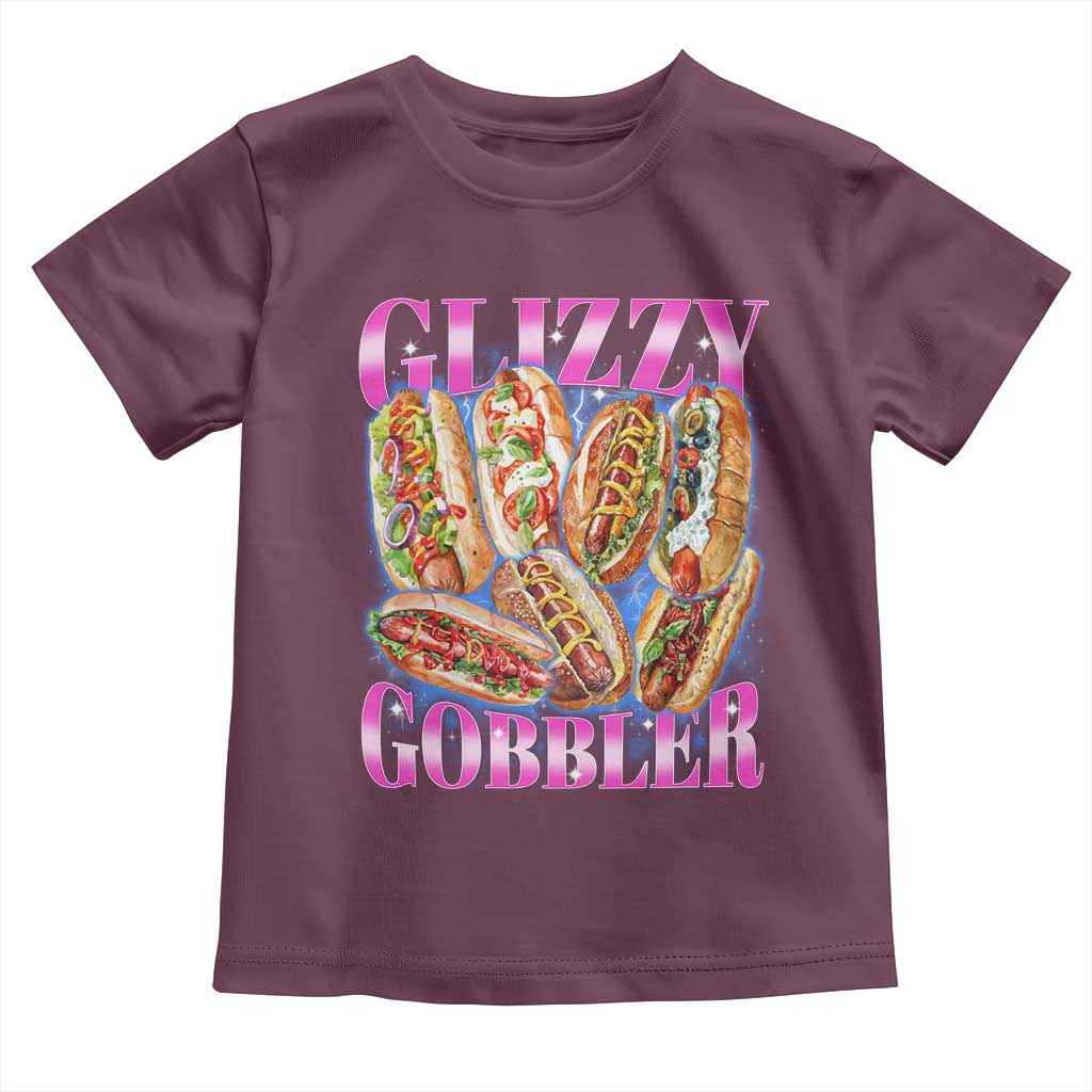 Glizzy Gobbler Hot Dog Meme Toddler T Shirt Meme Hilarious Hotdog Glizzy Lovers - Wonder Print Shop