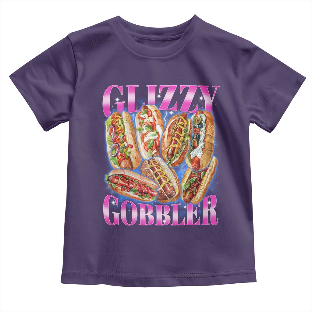 Glizzy Gobbler Hot Dog Meme Toddler T Shirt Meme Hilarious Hotdog Glizzy Lovers - Wonder Print Shop