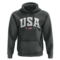 USA Hoodie American Flag Patriotic 4th of July - Wonder Print Shop