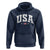 USA Hoodie American Flag Patriotic 4th of July - Wonder Print Shop