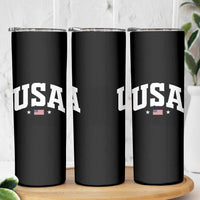 USA Skinny Tumbler American Flag Patriotic 4th of July - Wonder Print Shop