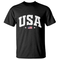USA T Shirt American Flag Patriotic 4th of July - Wonder Print Shop