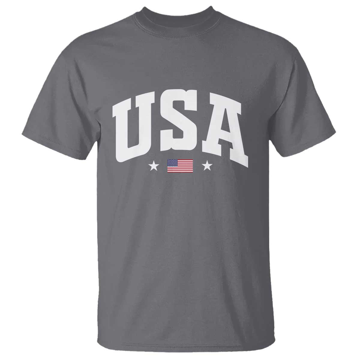 USA T Shirt American Flag Patriotic 4th of July - Wonder Print Shop