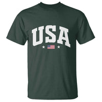 USA T Shirt American Flag Patriotic 4th of July - Wonder Print Shop