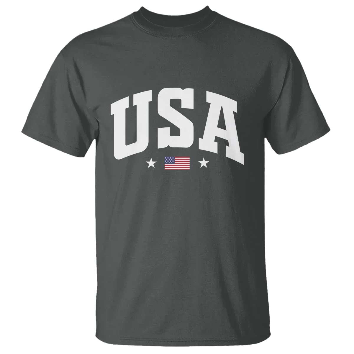 USA T Shirt American Flag Patriotic 4th of July - Wonder Print Shop