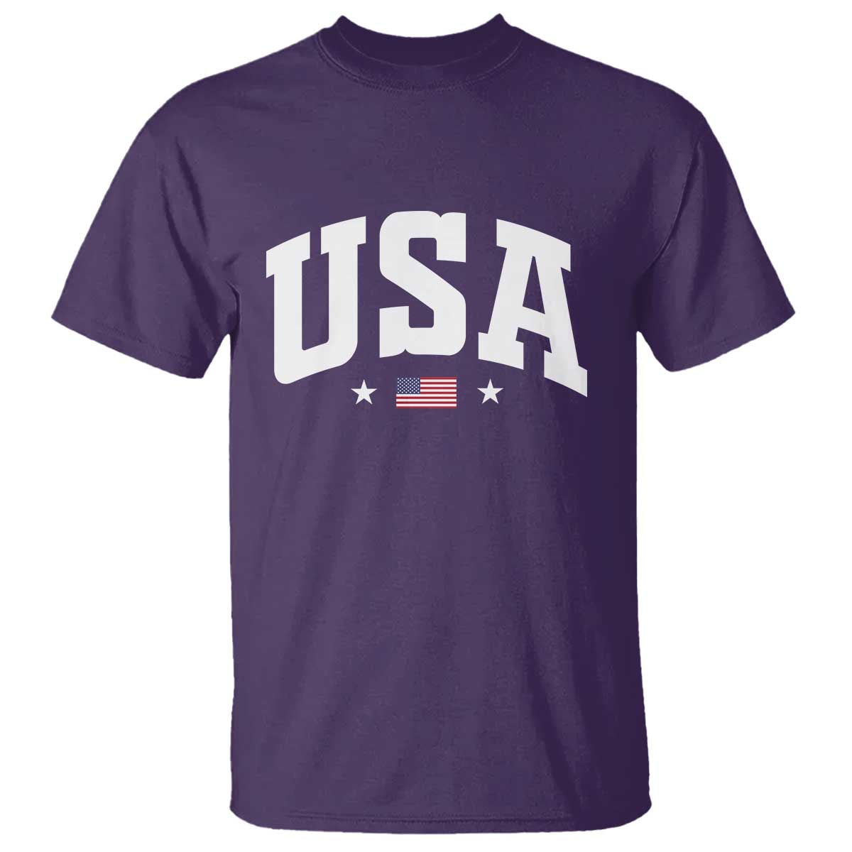 USA T Shirt American Flag Patriotic 4th of July - Wonder Print Shop