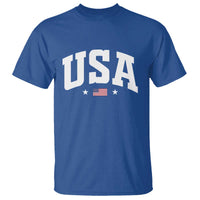 USA T Shirt American Flag Patriotic 4th of July - Wonder Print Shop