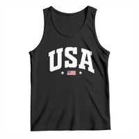 USA Tank Top American Flag Patriotic 4th of July - Wonder Print Shop