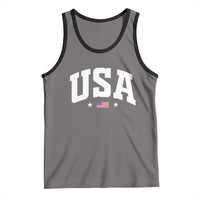 USA Tank Top American Flag Patriotic 4th of July - Wonder Print Shop